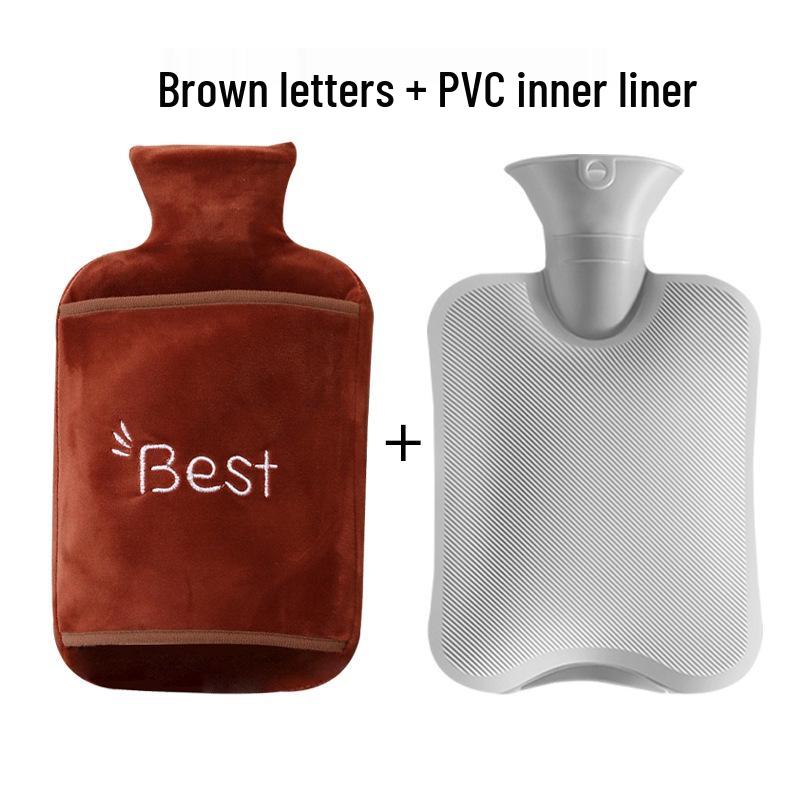 Утолченная вельветовая грелка с карманами для рук для тепла и противоожоговой тепловой терапии.