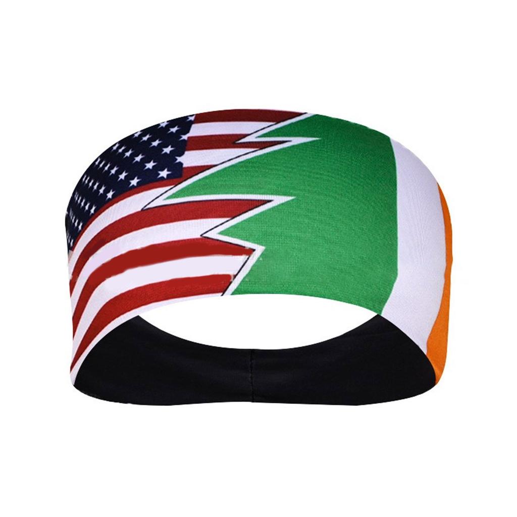 Стильная повязка на голову для мужчин, женщин и детей, модный и удобный головной аксессуар, флаги, напульсники, универсальный