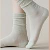 5 пар/комплект женские носки весна-лето Harajuku однотонные носки женские хлопковые дышащие носки средней длины Calcetines Mujer новые