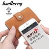 Baellerry Кошелек RFID защита от кражи, держатель для карт, деловая сумка для монет, кошелек, кошельки для мужчин