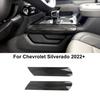 Black Wood Interior Steering Center Console Cover Trim For Chevy Silverado +