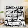Jujutsu Curse Battle Blanket Flannel Blanket for bed, sofa, Camping, Hiking, Picnic Essentials, gift for family Fan gifts