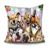 Наволочка для домашнего декора с милыми животными, пляжная забавная собака, наволочка для автомобиля, дивана, домашний декор, наволочка, полиэстеровая подушка