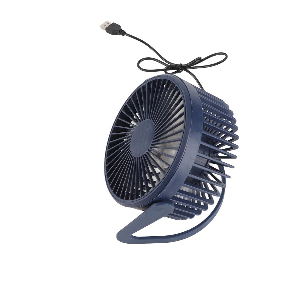 Настольный вентилятор 360 градусов вращения Низкий уровень шума Бесщеточный двигатель Питание от USB Портативный Маленький настольный вентилятор для дома Рабочего стола   Путешествий