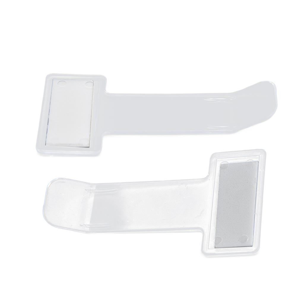 10 шт. зажим для карточек, твердый зажим для сдачи купюр, парковочного талона, экономящий место, прозрачный зажим