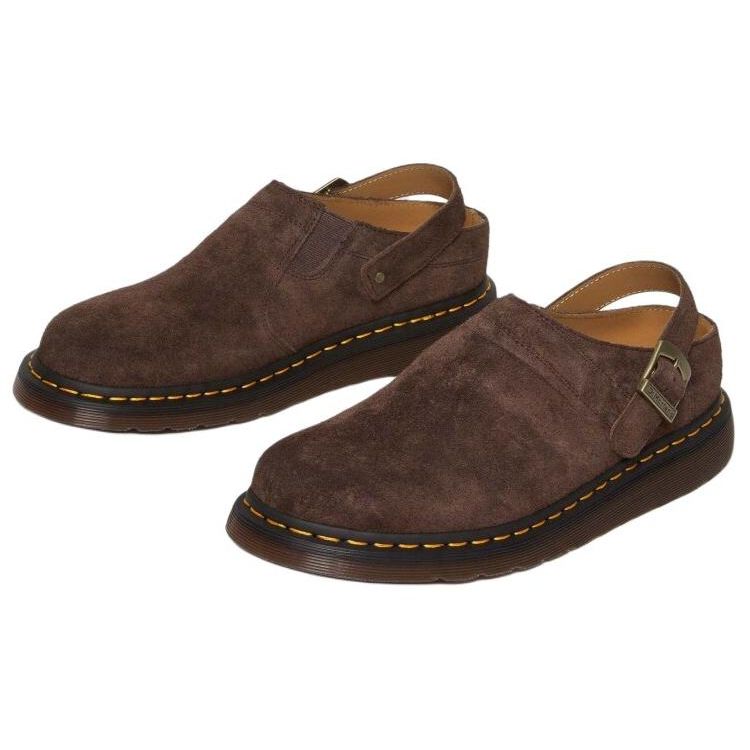 Доктор. Кроссовки Martens Isham Desert Oasis Suede Mule темно-коричневые унисекс 31734201