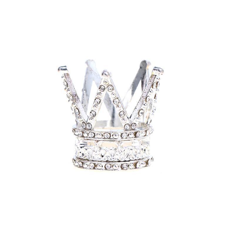 Аксессуары для кукол Металлическая корона Головной убор Аксессуары для волос для кукольного домика Игрушка