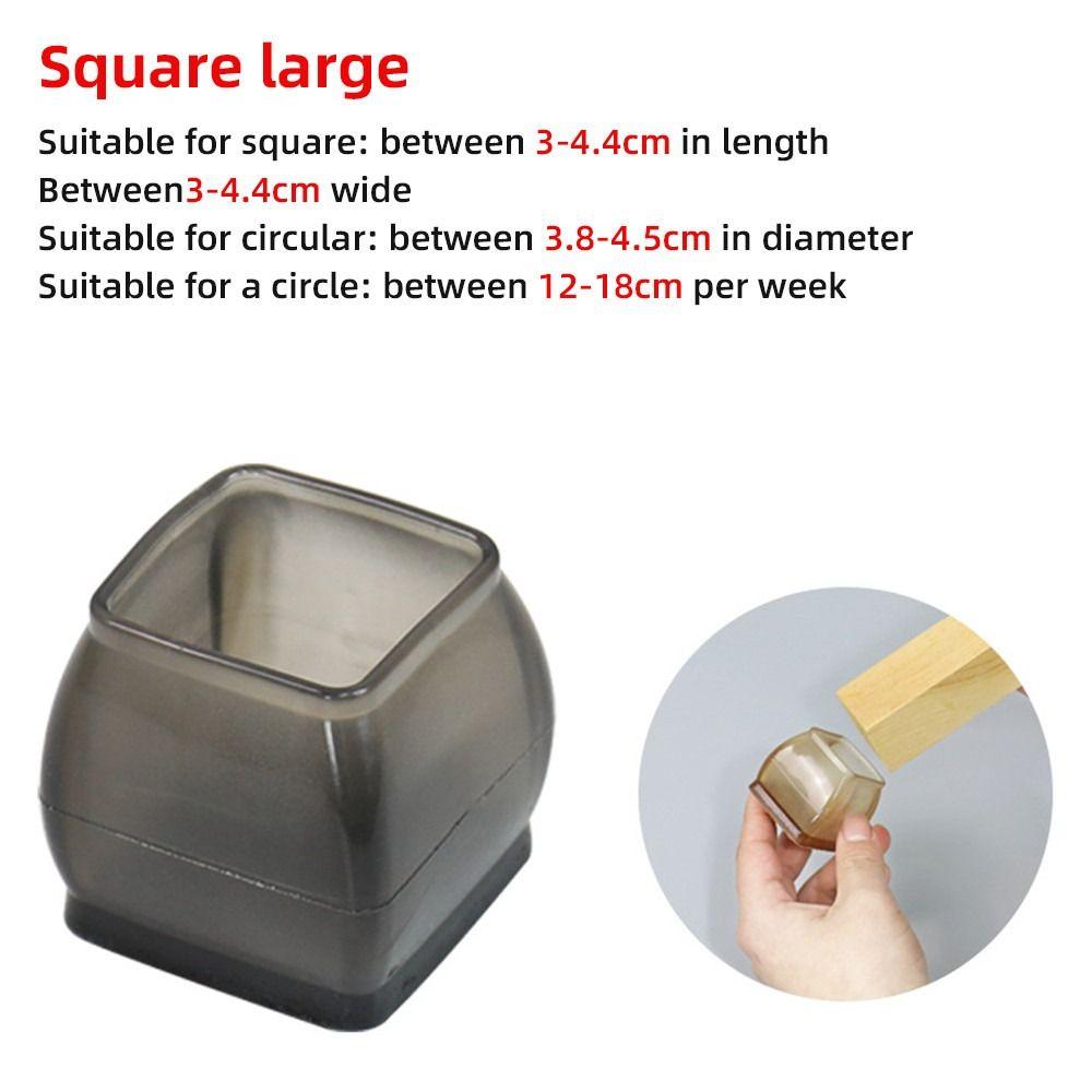 8 шт. с фетровыми накладками на ножки стульев, защита ног, чехлы для ножек мебели, новые защитные накладки для пола