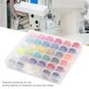 Colorful Pre-Wound Bobbins 36 Grids Bobbin Thread Set Sewing Threads  Hand Stitching