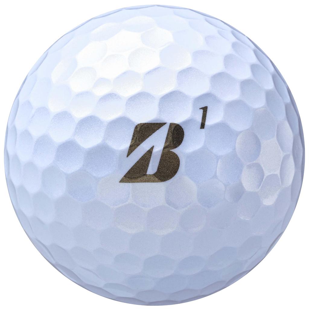 BRIDGESTONE TOUR B JGR 2025 Golf Multicolor Pack 3 Pearl 2 2 Pearl 2 Matte J5ZX Balls, 12-Ball (3 White, White, Yellow, Pink, Red)