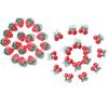 Strawberry Cherry Small Claw Hair Clip – Fruit-Themed Flyaway & Side Bang Accessory