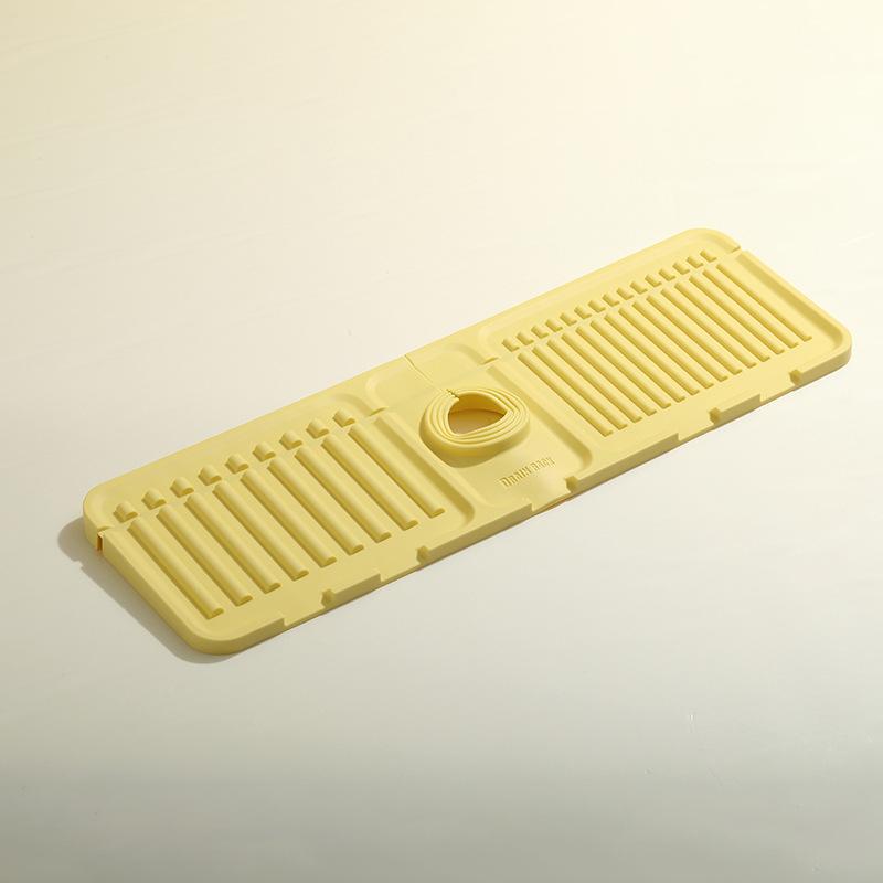 Новый коврик для смесителя 2024 года для кухонной раковины, брызговик, силиконовый дренажный коврик, быстросохнущий, каменный поднос для раковины для столешницы, сушилка