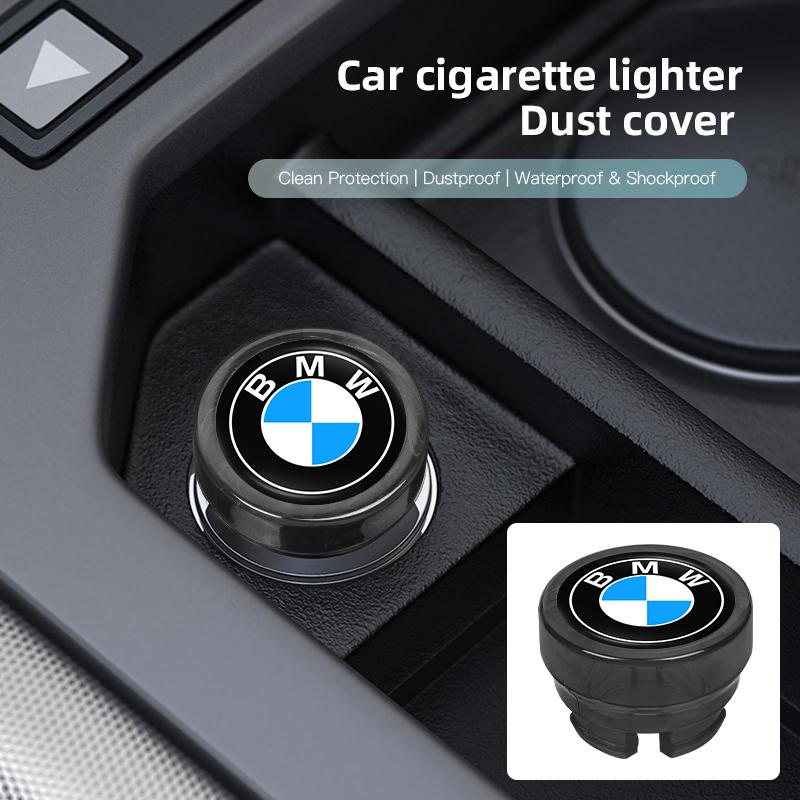 Декоративная крышка прикуривателя для BMW - Пластиковая, пылезащитная, с логотипами