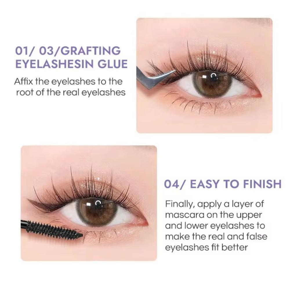 DIY Lash Clusters Devil Segmented Fake Lashes Sweet False Eyelash Clusters Girls