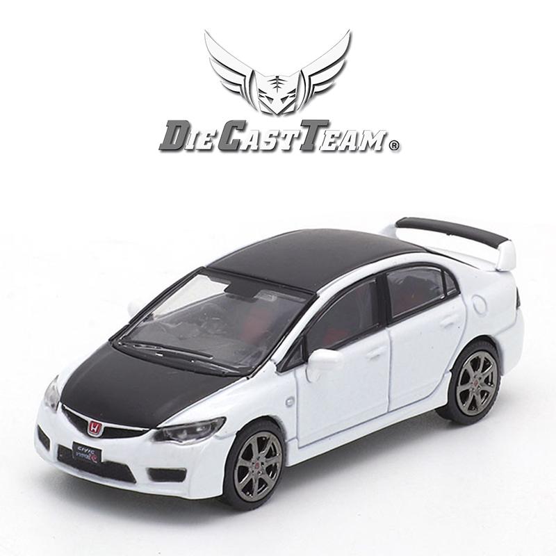 DCT 1/64 FD2 Модель 8-е Поколение Honda Civic Type R Автомобиль Сплав Моторное Транспортное Средство Литая Металлическая Модель Детские Рождественские Подарки Игрушки для Мальчиков