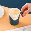 6pcs Thick Plastic Beverage Holder Base Disposable Cup Cover New Paper Cup