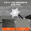 Power Walk-Behind Cement Trowel 38” 6HP Gas-Powered with Float Pan Blade