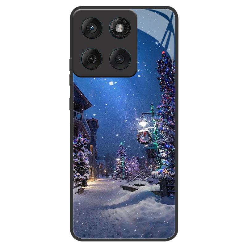 Рождественский чехол для телефона Motorola Moto Edge 60 60s 50 Pro Fusion Edge50 X50 Ultra Neo G05 G15 E15 Защитная крышка из закаленного стекла