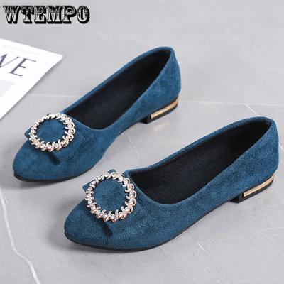 Однотонные туфли большого размера в стиле ретро с неглубоким носком на низком толстом каблуке, повседневные универсальные мягкие рабочие туфли-лодочки