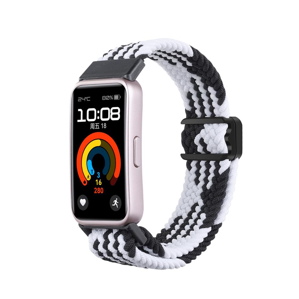 Magnetic Braided Loop for Huawei Band 9 8 Strap Accessories Adjustable Wristband Elastic Nylon Bracelet Correa Huawei Band9 band