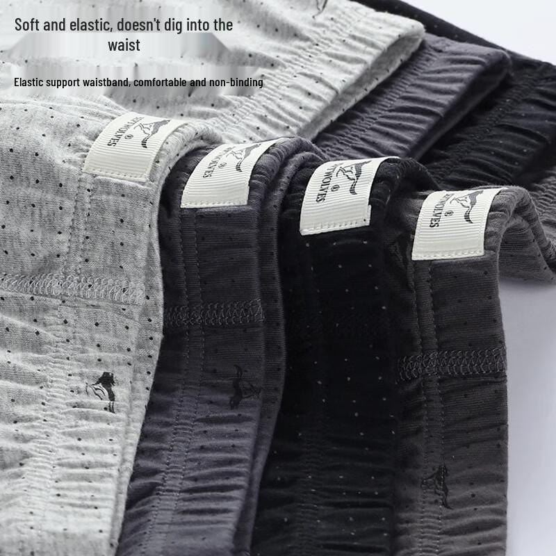 SEPTWOLVES Мужские антибактериальные боксеры-брифы 7A из 100% хлопка