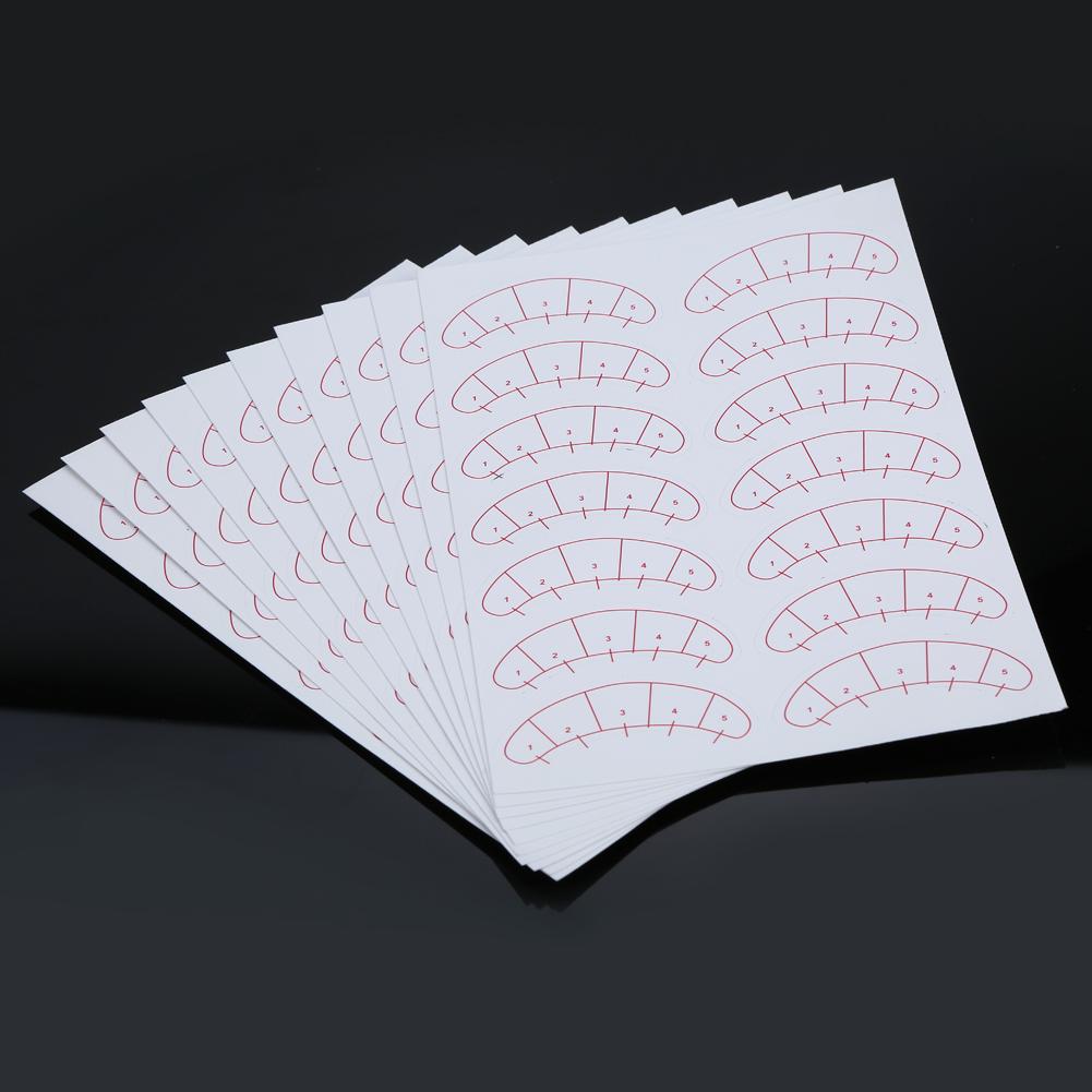 140PCS Eyelashes Extension Adhesive Sticker Eye Lash Isolation Positioning Pads Patches Tool