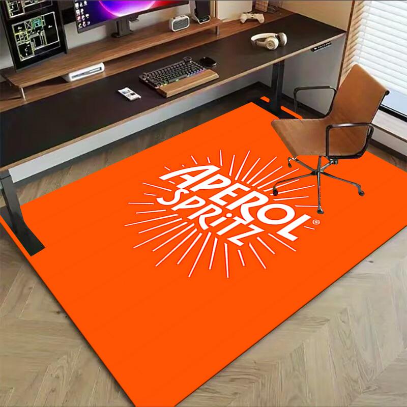 Aperol Spritz Cocktail Carpet For Playroom Bedroom Living Room Sofa Home Decorkids Game Area Rug Nonslip Floor Mat
