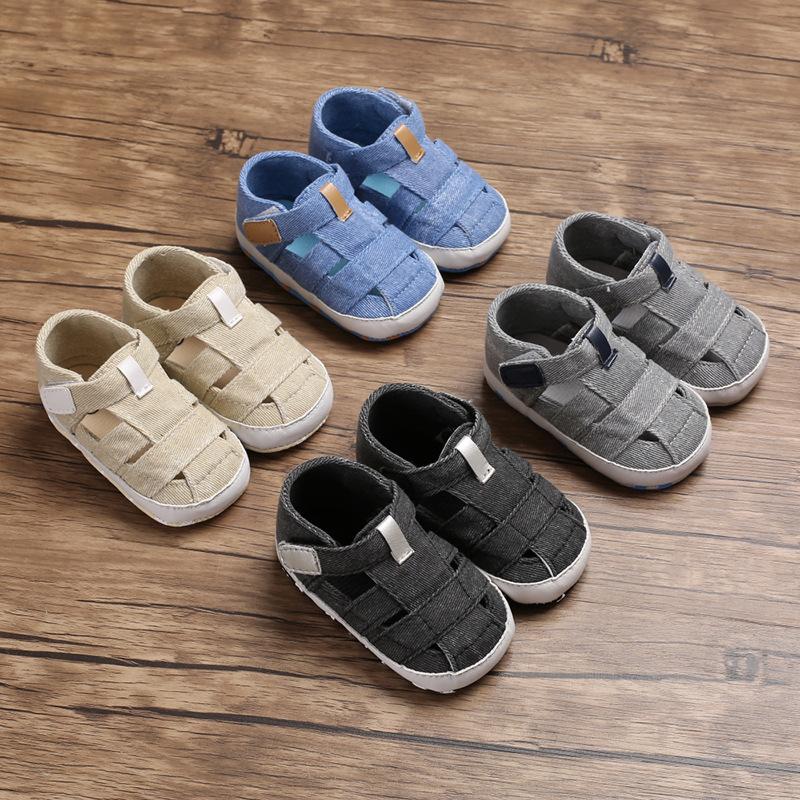 Baby Unisex Soft Sole Sandals: 0-1 Year, Multicolor Walker Shoes