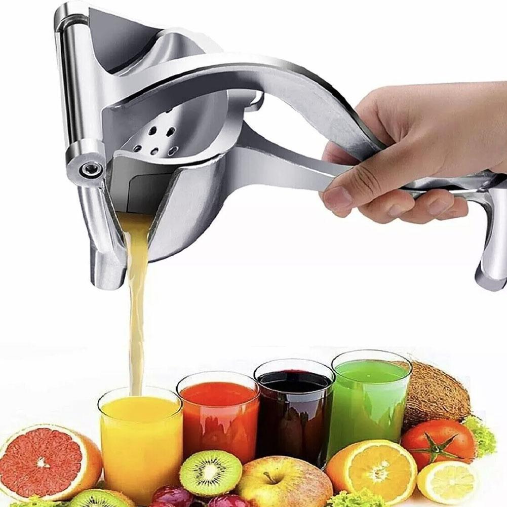 New Aluminum Alloy Manual Juice Squeezer Hand Pressure Kitchen Bar Sugar Pomegranate Juice Juicer Lemon Fruit Cane Tool Ora O1W2