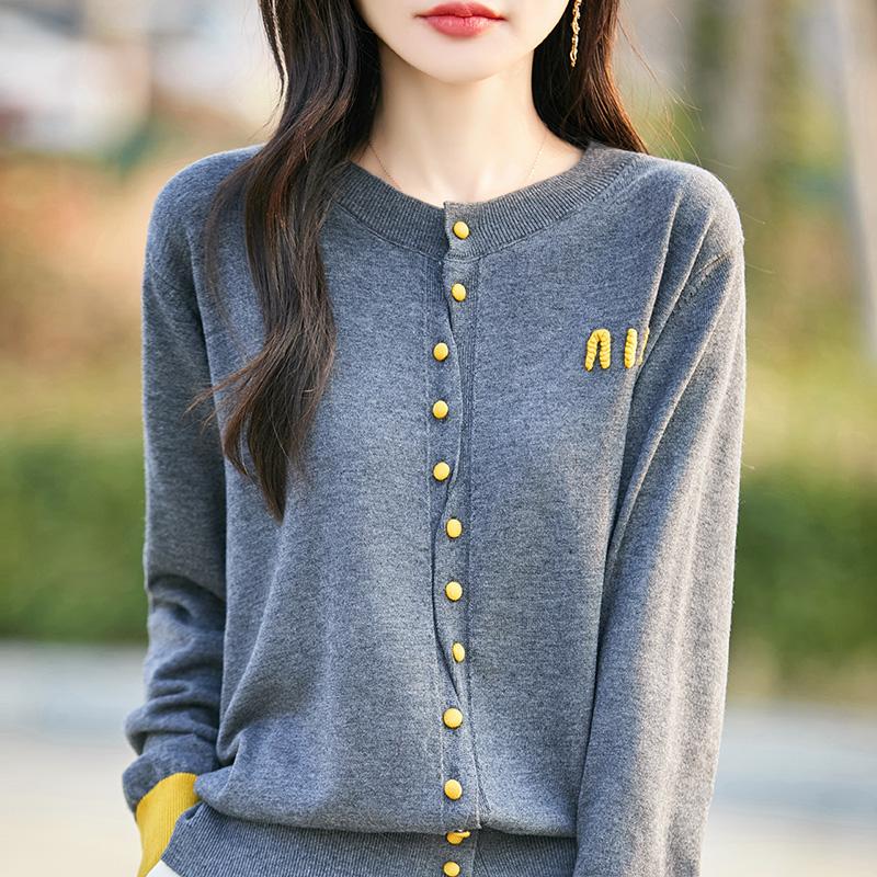 Женский легкий кардиган из 50% шерсти и 50% шелка Mulberry — универсальный трикотаж на все 4 сезона для комфорта и стиля в любое время года