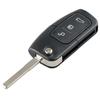 Fob Buttons Car Key 3 Case Shell Replacement Flip Folding Cover With Hu101 Blade Fit For Ford Focus