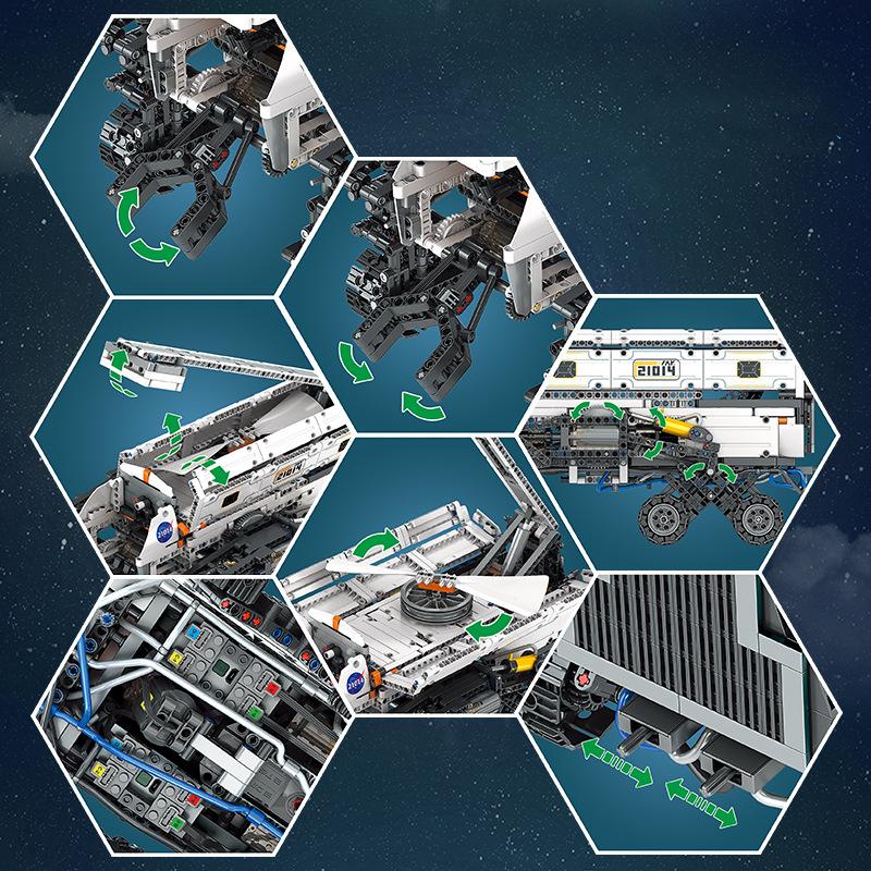 MOULD KING 21014 Технические строительные блоки приложение RC моторизованный Star Explorer автомобиль в сборе кирпичи игрушки для детей рождественские подарки