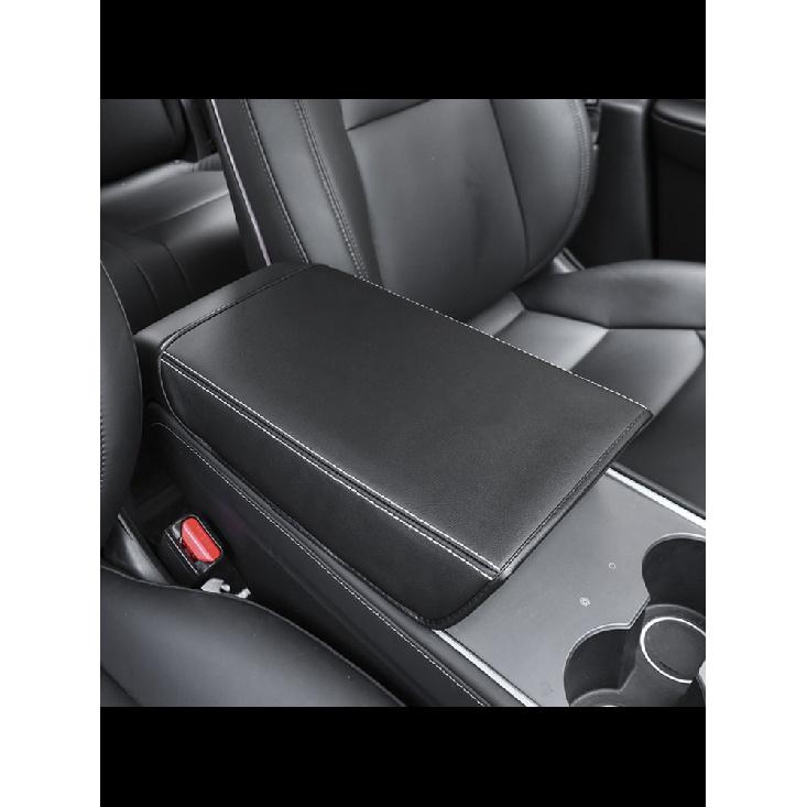 Автомобильный подлокотник, защитный чехол для модели Tesla 3 года 2022, подлокотник с центральным управлением, кожаные аксессуары, украшение