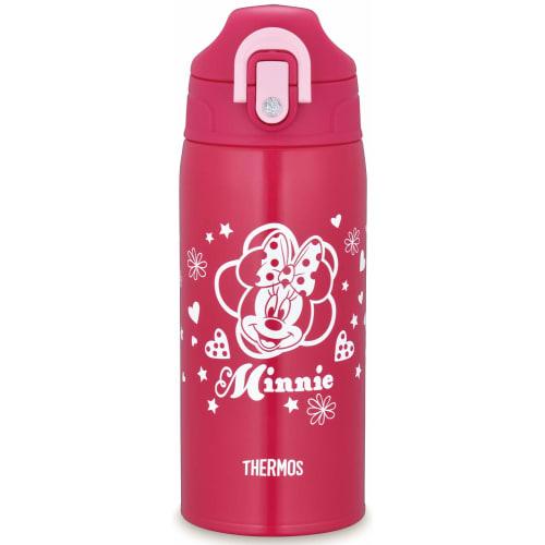 Thermos Термос-бутылка двусторонняя, 0.6л/0.63л, дизайн Минни Маус, розовая, FHO-601WFDS P