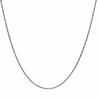 Made In Italy Silver 925 Pipe Rope Chain Necklace for Men SA 1mm 50cm [Silver One] [Silver, Ultra-thin, Long]