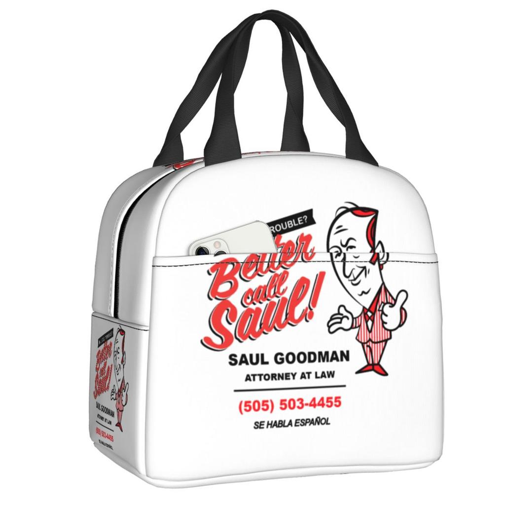 Distressed Breaking Bad Resuable Lunch Box for Women Multifunction Los Pollos Hermanos Cooler Thermal Food Insulated Lunch Bag