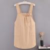 Loose Home Cooking Apron Cotton Korean Work Clothes Practical Kitchen Apron Women