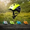 Kask rowerowy dziecięcy ROXAR KID żółty fluo S 48-52 cm
