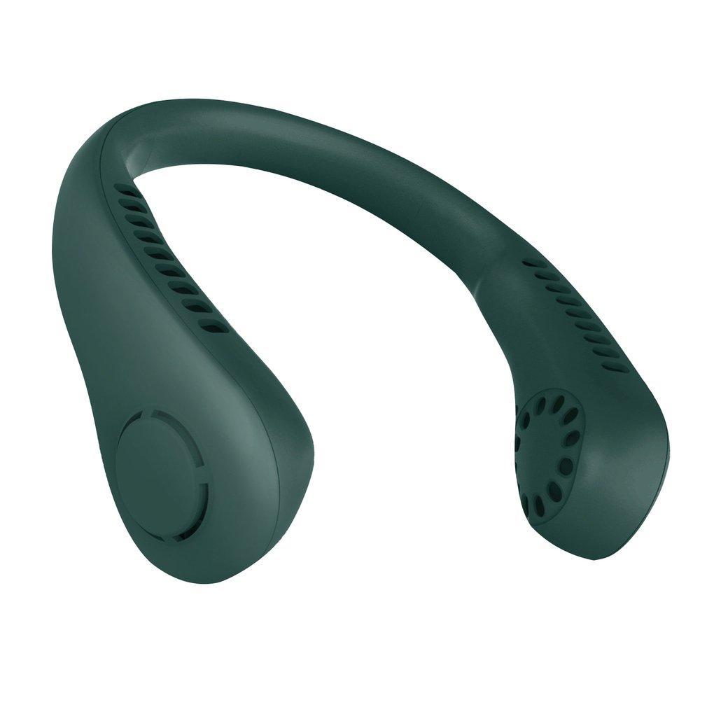 2022 Портативные безлопастные подвесные вентиляторы Перезаряжаемые через USB безлистные мини-вентиляторы для шеи Кондиционер Охлаждающие носимые вентиляторы с шейным ремешком