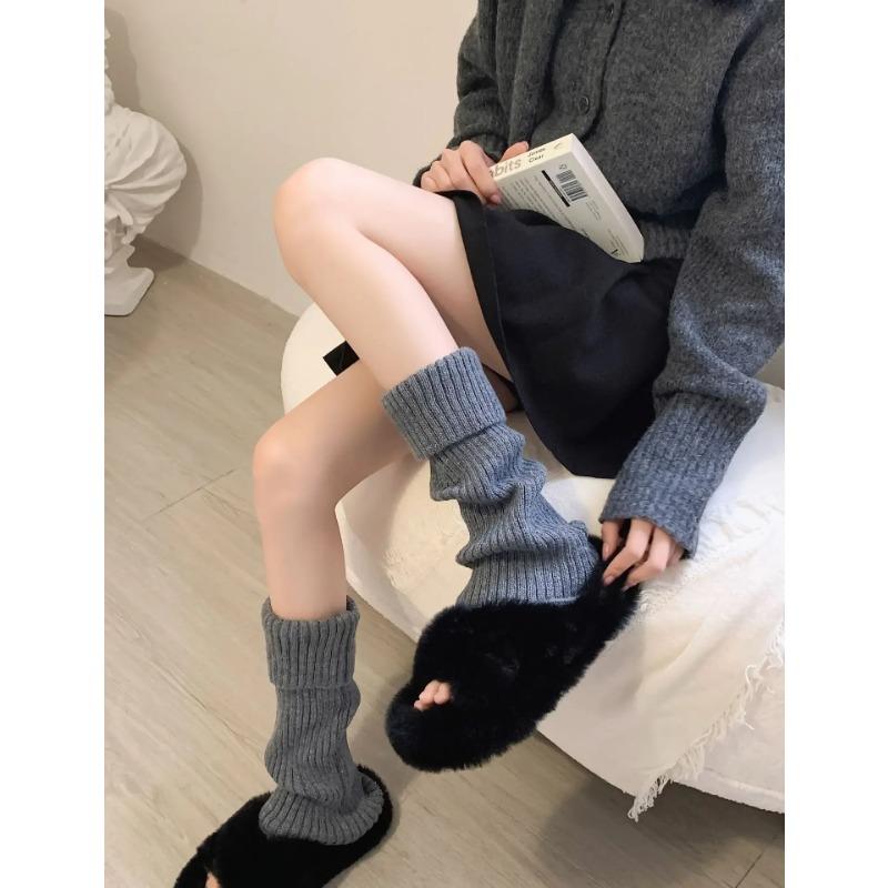 Thickened Leg Warmers Long Socks Korea Style Uniform Fashion Lolita Girl Loose Bubble Sock Women's Versatile Stockings