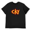 Футболка CKY Футболка новое издание винтажная футболка с аниме черные футболки для мужчин