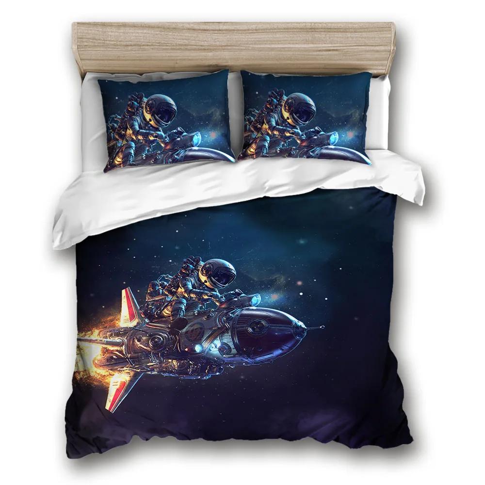 Комплект постельного белья Space star 3d Galaxy Single double Twin/Queen 2pcs/3pcs комплекты постельного белья Universe Outer Space Themed