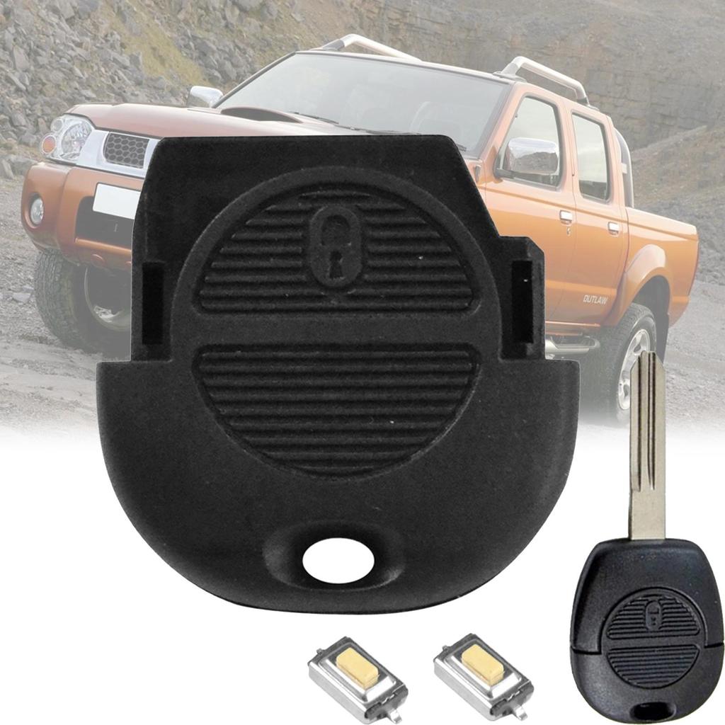 Чехол-брелок с дистанционным управлением для Nissan Micra Almera Primera X-Trail Navara Patrol Maxima Vanette, ремонтный комплект, 2-кнопочный переключатель