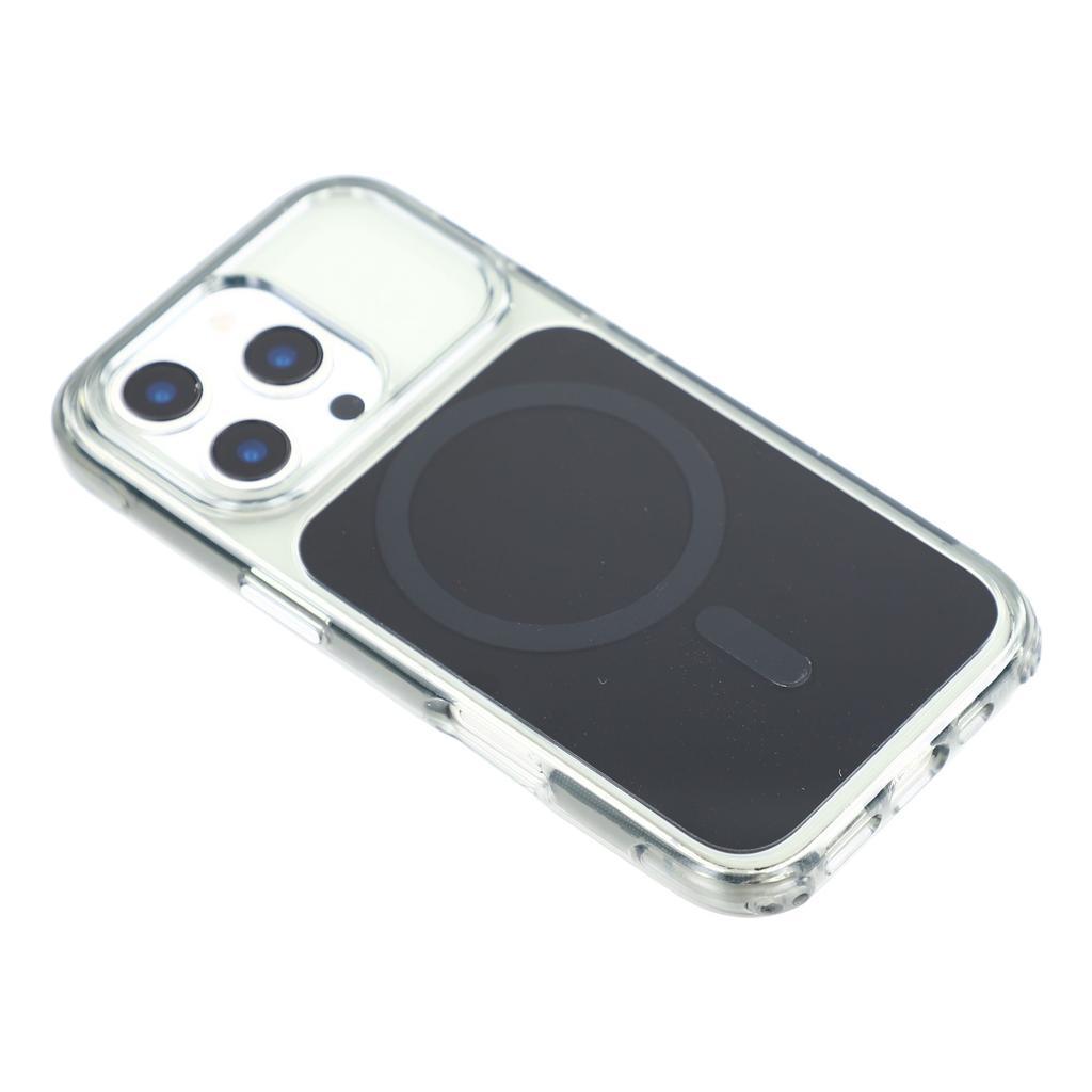 For iPhone 16 Pro Case Compatible with MagSafe 2 in 1 Clear TPU Acrylic Shockproof Phone Cover