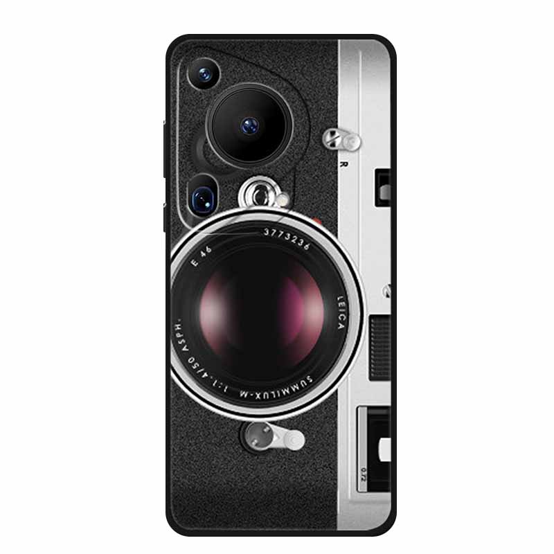 For Huawei Pura 70 Ultra Case 70Ultra Black Silicone Soft Back Cover Case For Huawei Pura 70 Ultra Phone Case Cover Pura70 Ultra
