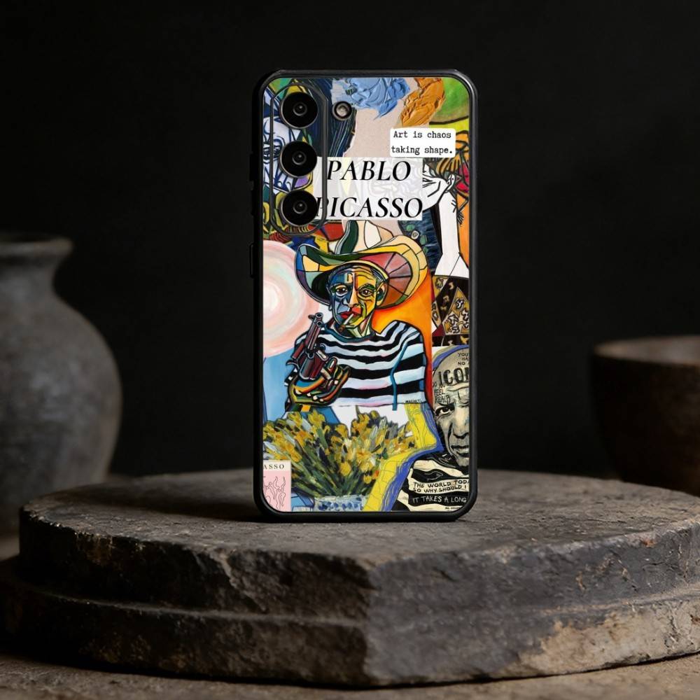 Picasso Abstract Art Painting Phone Case For Samsung Galaxy A13,21s,22,31,32,52,53,71,72,73,Soft Black Cover