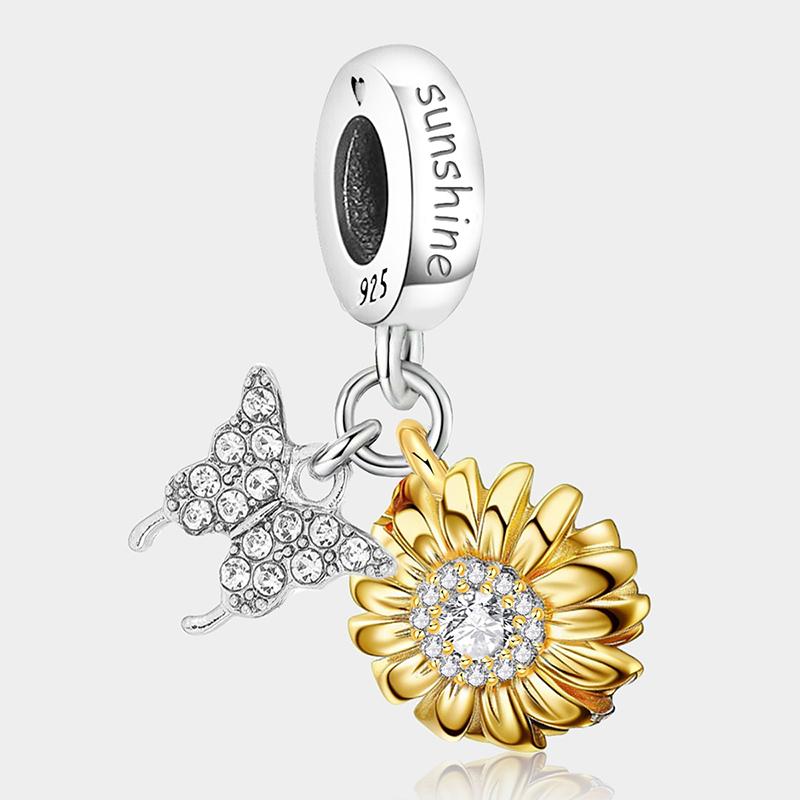 Медь Маленький Свежий Серия Четырехлистный Клевер Шармы Бусина Сделай Сам Браслет Ожерелье Изготовление Подарок Ювелирное Изделие Высокого Качества