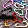 5pcs Multi-Use Outdoor Backpack Carabiner Keychain Snap Clip Lock Buckle Fishing Hook