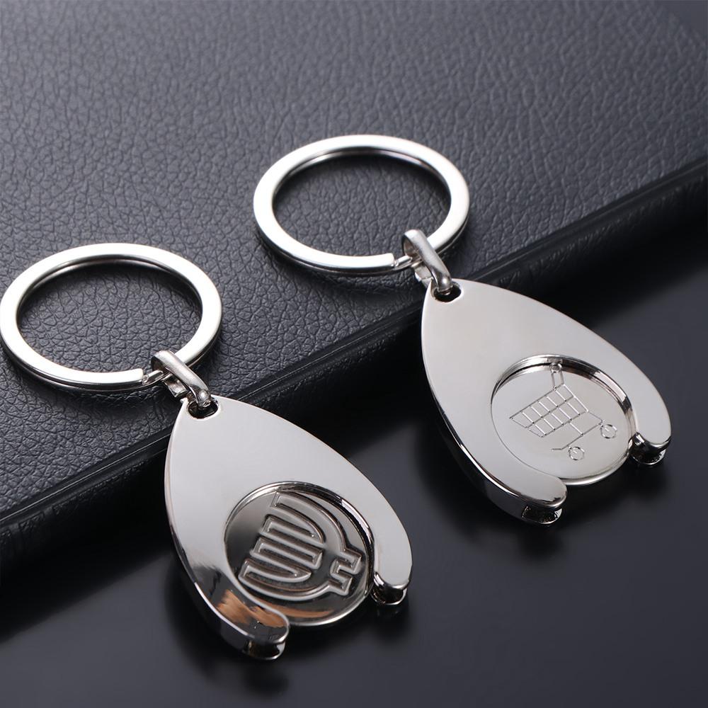 Декоративная тележка для покупок, съемный брелок, серебряная тележка для покупок, съемник для покупок