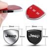 3D Shield Logo Car Trunk Badge Stickers Auto Decoration Accessories For Jeep Grand Cherokee Wrangler JK Compass Renegade Liberty